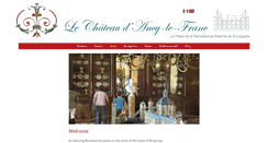 Desktop Screenshot of chateau-ancy.com