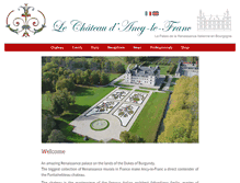 Tablet Screenshot of chateau-ancy.com